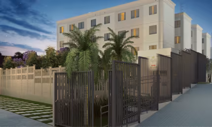 Apartamento 2/4, 2o. andar, condomínio, estacionamento, infraestrutura, vizinho Outlet Premium