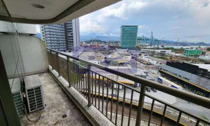Sala comercial para alugar na Rua Visconde de Embaré, Valongo, Santos
