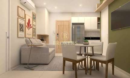 SALA QUARTO EM COPACABANA - BAIRRO PEIXOTO - PRONTO PARA ENTRAR E MORAR - 36 M²