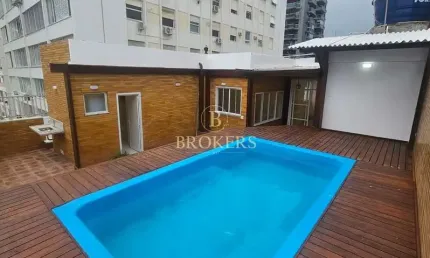 Rua prudente de morais, cobertura duplex, 4 quartos (2 suítes), 2 vagas 175m²