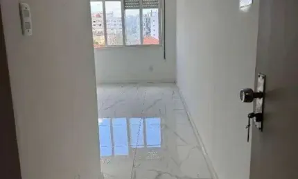 Apartamento com 54,70 m² de área privativa com dois dormitórios, sala, cozinha e