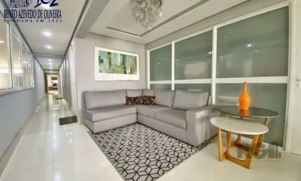 Excelente apartamento 1 dormitório com suíte , lavabo e vaga coberta