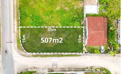 Lote de 507m ² na praia do MASSAGUAÇU por R$420.000,00