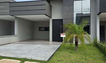 Venda de Casa em Condomínio de Luxo em Indaiatuba-SP - 3 Quartos, 3 Suítes, 2 Salas, 4 Banheiros, 3 Vagas - 141m²