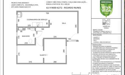 Apartamento com 2 quartos à venda na Quadra QC 09, Cidade Jardins, Valparaíso de Goiás
