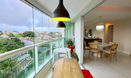 LINDO APARTAMENTO COM 3 SUÍTES 123 metros quadrados