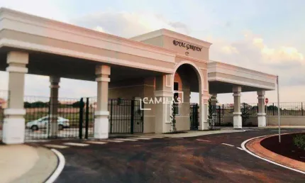 Terreno à venda, 300 m² por r$ 400.000,00 - condomínio royal garden - paulínia/sp