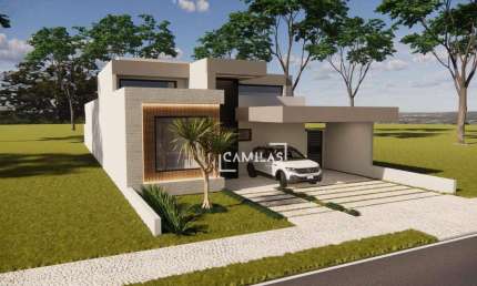 Casa com 3 dormitórios à venda, 196 m² por R$ 1.850.000,00 - Condomínio Residencial Santorini - Paulínia/SP