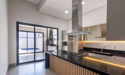 Casa com 3 dormitórios à venda, 198 m² por R$ 1.790.000,00 - Condomínio Residencial Santorini - Paulínia/SP