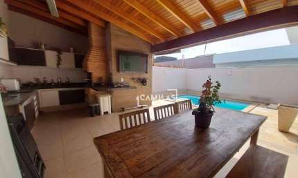 Casa com 3 dormitórios à venda, 184 m² por R$ 950.000,00 - Condomínio Campos do Conde II - Paulínia/SP