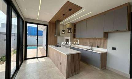 Casa com 3 dormitórios à venda, 216 m² por R$ 2.200.000,00 - Condomínio Residencial Santorini - Paulínia/SP
