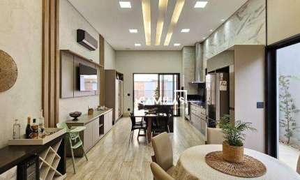Casa com 3 dormitórios à venda, 215 m² por R$ 2.350.000 - Condomínio Villa Bella Livorno - Paulínia/SP
