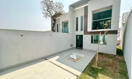 Casa Geminada para Venda em Belo Horizonte, Ouro Preto, 3 dormitórios, 4 banheiros, 2 vagas