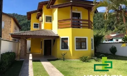 Casa em condomínio fechado com 3 quartos para alugar no Mar Verde, Caraguatatuba 