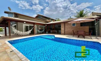 Casa em condomínio fechado com 4 quartos à venda no Mar Verde, Caraguatatuba 