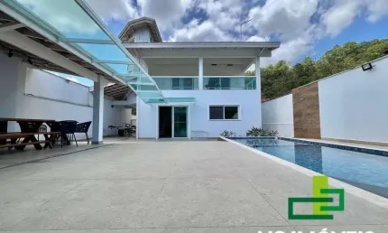 Casa em condomínio fechado com 4 quartos para alugar no Mar Verde, Caraguatatuba 