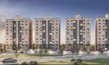 Apartamento para Venda em Santa Bárbara D`Oeste, Terras de Santa Bárbara, 3 dormitórios, 1 suíte, 2 banheiros, 1 vaga