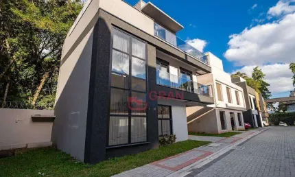 Casa em condomínio fechado com 3 quartos para alugar na Avenida Cândido Hartmann, 5118, Santa Felicidade, Curitiba