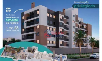 Apartamento com 2 dormitórios à venda - Novo Mundo - Curitiba/PR