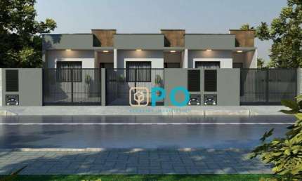 Casa com 2 dormitório à venda, 54 m² por R$ 389.000 - Gravatá - Navegantes/SC