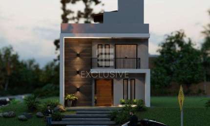 Casa em construção no Condomínio Vila Bella no Mirante Real