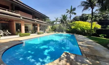 Casa em Condomínio para Locação em Guarujá, Jardim Acapulco, 6 dormitórios, 6 suítes, 8 banheiros, 8 vagas