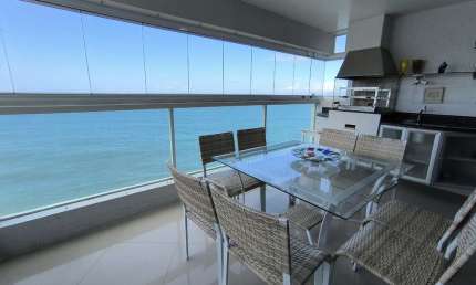 Apartamento 4 suítes varanda gourmet Pitangueiras Guarujá