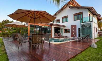 Casa em Condomínio para Locação em Mata de São João, Praia do Forte, 5 dormitórios, 5 suítes, 8 banheiros, 6 vagas