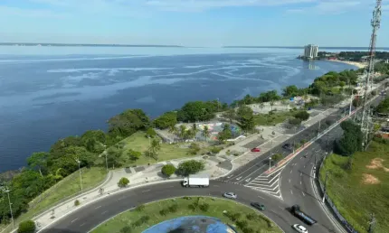 Residencial vision  locação - ponta negra - apartamento luxuoso semi mobiliado