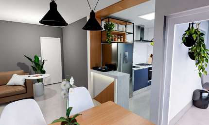 Apartamento 2 Quartos (1 Suíte), 51m² com Garagem no Retiro – Volta Redonda/RJ à Venda