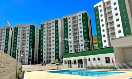 Apartamento a venda em condomínio fechado com estrutura de lazer completa no bairro Água Limpa, Volta Redonda / Rj