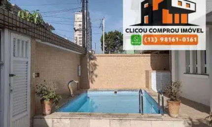 Casa com 3 quartos à venda na Rua Piratininga, Aparecida, Santos
