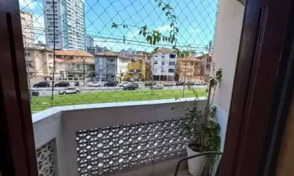 Apartamento à venda em Santos, Gonzaga, com 3 quartos, 108m²