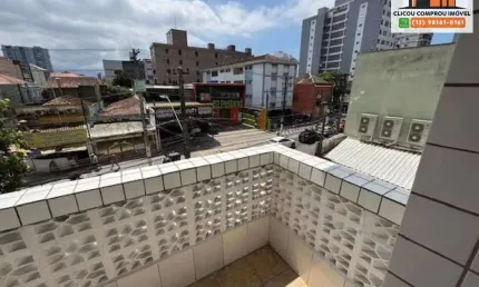 Apartamento com 1 quarto à venda na Avenida Doutor Epitácio Pessoa, Embaré, Santos