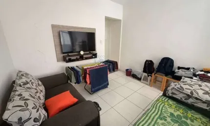 Apartamento com 1 quarto à venda na Rua Carlos de Campos, Ponta da Praia, Santos