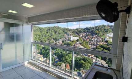 Apartamento de luxo, José Menino, com 2 quartos, 80m²