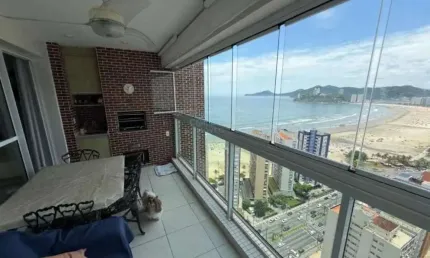 Apartamento de luxo à venda em santos, josé menino, com 3 quartos, 100m²