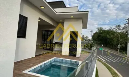 Casa assobrada no Residencial Mantova em Indaiatuba - SP