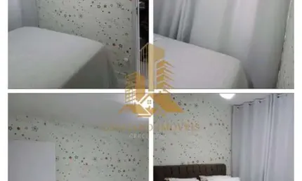 Apartamento de 43m com 2 dormitórios e 1 vaga - Mobiliado - R$ 340 mil
