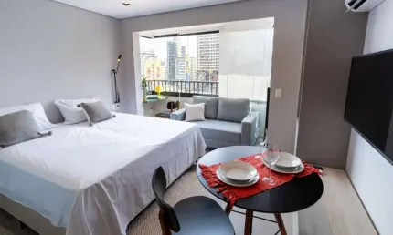 Studio para venda e locação em Pinheiros com 1 quarto, sendo 1 suíte, 25m²