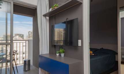 Apartamento tipo para venda com 1 quarto, sendo 1 suíte, 27m²