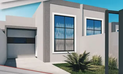 Casa médio padrão, 64m2, bairro cará cará, ótima localização