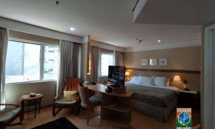 Flat com 1 dormitório para alugar, 32 m² por R$ 4.800,00/mês - Vila Olímpia - São Paulo/SP
