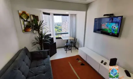 Flat com 1 dormitório para alugar, 40 m² por r$ 5.500,00/mês - ibirapuera - são paulo/sp