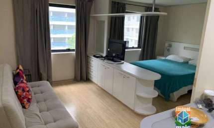 Flat com 1 dormitório para alugar, 30 m² por R$ 4.000,00/mês - Moema - São Paulo/SP