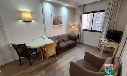 Flat com 1 dormitório para alugar, 30 m² por R$ 4.700,00/mês - Vila Olímpia - São Paulo/SP
