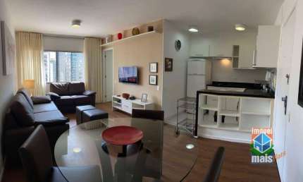 Flat com 1 dormitório para alugar, 42 m² por R$ 6.000,00/mês - Itaim Bibi - São Paulo/SP