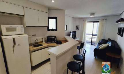 Flat com 1 dormitório para alugar, 45 m² por R$ 6.100/mês - Itaim Bibi - São Paulo/SP