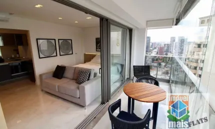 Flat com 1 dormitório para alugar, 46 m² por r$ 7.500,00/mês - pinheiros - são paulo/sp