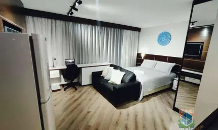 Flat com 1 dormitório para alugar, 30 m² por r$ 4.500,00/mês - moema - são paulo/sp